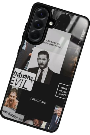 Samsung Galaxy A56 Uyumlu Tom Hardy Tasarımlı Parlak Silikon Kılıf