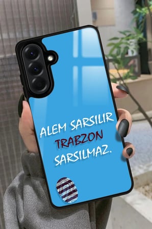 Samsung Galaxy A56 Uyumlu Trabzon Yazılı Parlak Silikon Kılıf