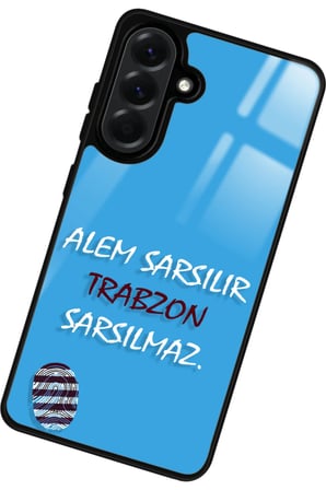 Samsung Galaxy A56 Uyumlu Trabzon Yazılı Parlak Silikon Kılıf