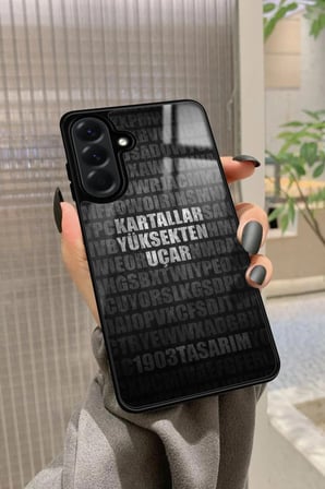 Samsung Galaxy A56 Uyumlu Söz Yazılı Parlak Silikon Kılıf