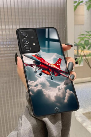 Samsung Galaxy A72 Uyumlu Türk Bayrağı Tasarımlı Parlak Silikon Kılıf