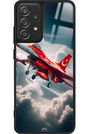 Samsung Galaxy A72 Uyumlu Türk Bayrağı Tasarımlı Parlak Silikon Kılıf