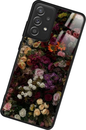 Samsung Galaxy A72 Uyumlu Karışık Tasarımlı Parlak Silikon Kılıf