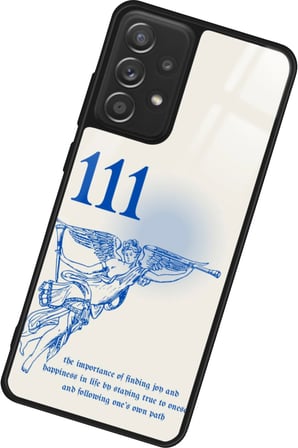 Samsung Galaxy A72 Uyumlu 111 Yazılı Parlak Silikon Kılıf