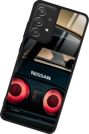 Samsung Galaxy A72 Uyumlu Araba Tasarımlı Parlak Silikon Kılıf
