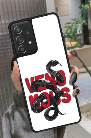 Samsung Galaxy A72 Uyumlu Veno Mous Tasarımlı Parlak Silikon Kılıf