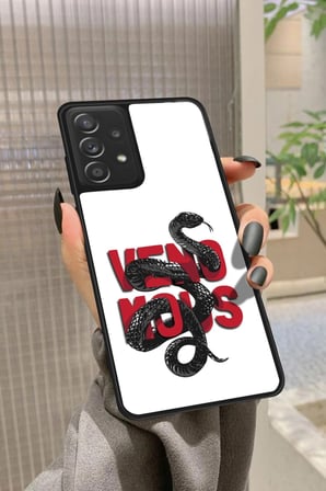Samsung Galaxy A72 Uyumlu Veno Mous Tasarımlı Parlak Silikon Kılıf