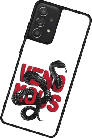 Samsung Galaxy A72 Uyumlu Veno Mous Tasarımlı Parlak Silikon Kılıf