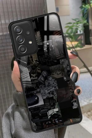 Samsung Galaxy A72 Uyumlu Mafia Tasarımlı Parlak Silikon Kılıf