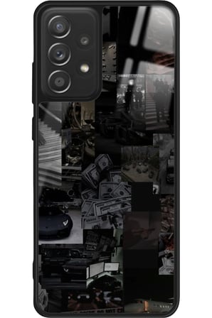 Samsung Galaxy A72 Uyumlu Mafia Tasarımlı Parlak Silikon Kılıf