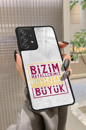 Samsung Galaxy A72 Uyumlu Söz Yazılı Parlak Silikon Kılıf