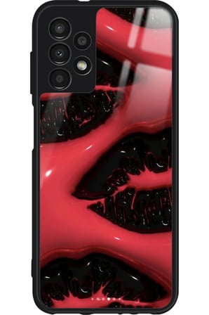 Samsung Galaxy A73 Uyumlu Dudak Tasarımlı Parlak Silikon Kılıf