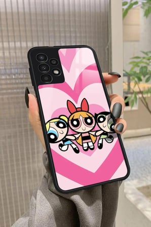 Samsung Galaxy A73 Uyumlu Girl Power Tasarımlı Parlak Silikon Kılıf