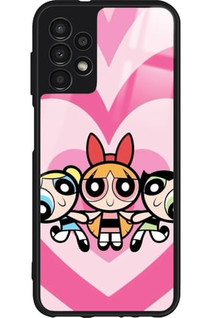 Samsung Galaxy A73 Uyumlu Girl Power Tasarımlı Parlak Silikon Kılıf