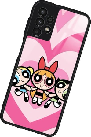 Samsung Galaxy A73 Uyumlu Girl Power Tasarımlı Parlak Silikon Kılıf
