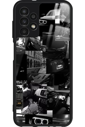 Samsung Galaxy A73 Uyumlu Araba Posteri Tasarımlı Parlak Silikon Kılıf