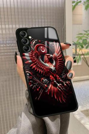 Samsung Galaxy M34 Uyumlu Türk Bayrağı Tasarımlı Parlak Silikon Kılıf