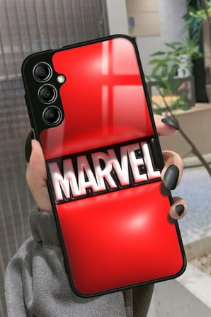 Samsung Galaxy M34 Uyumlu Marvel Tasarımlı Parlak Silikon Kılıf