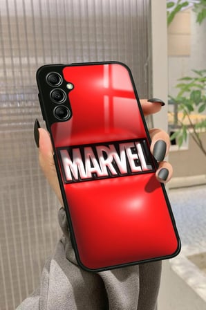 Samsung Galaxy M34 Uyumlu Marvel Tasarımlı Parlak Silikon Kılıf