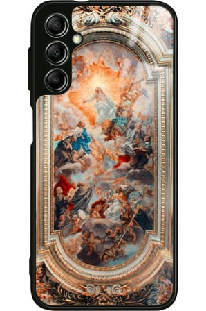 Samsung Galaxy M34 Uyumlu Rönesans Tasarımlı Parlak Silikon Kılıf