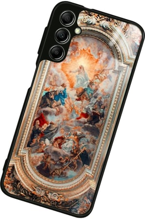 Samsung Galaxy M34 Uyumlu Rönesans Tasarımlı Parlak Silikon Kılıf