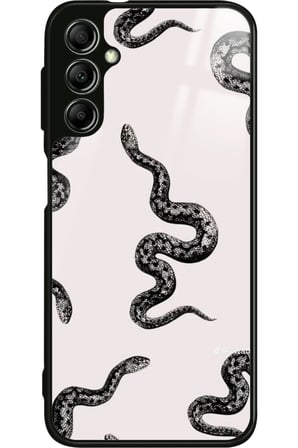 Samsung Galaxy M34 Uyumlu Yılan Tasarımlı Parlak Silikon Kılıf