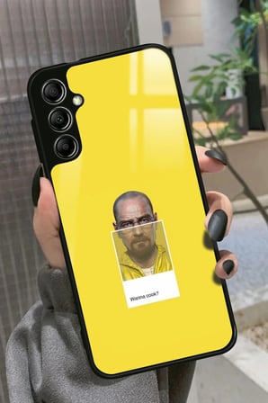 Samsung Galaxy M34 Uyumlu Breaking Bad Tasarımlı Parlak Silikon Kılıf