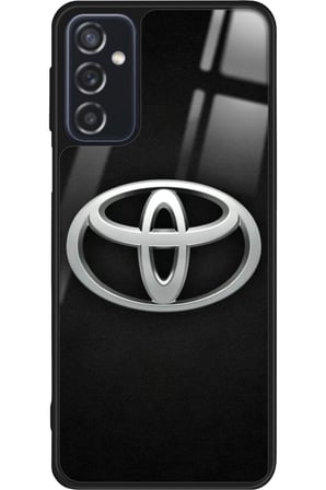 Samsung Galaxy M52 Uyumlu Araba Logosu Tasarımlı Parlak Silikon Kılıf