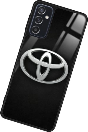 Samsung Galaxy M52 Uyumlu Araba Logosu Tasarımlı Parlak Silikon Kılıf