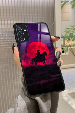 Samsung Galaxy M52 Uyumlu RDR2 Tasarımlı Parlak Silikon Kılıf