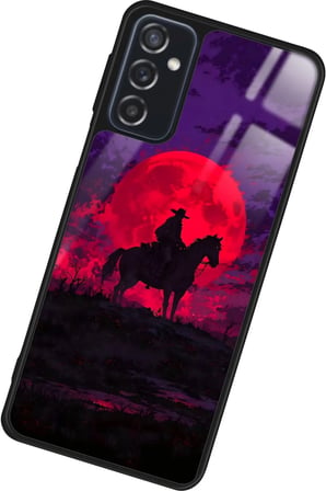 Samsung Galaxy M52 Uyumlu RDR2 Tasarımlı Parlak Silikon Kılıf