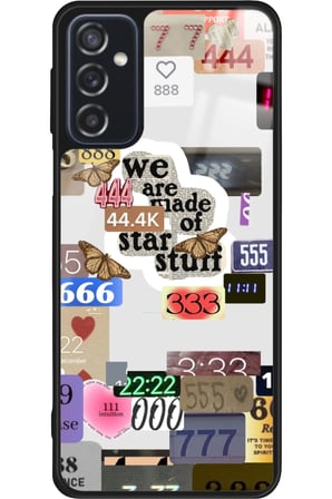 Samsung Galaxy M52 Uyumlu Manifest Tasarımlı Parlak Silikon Kılıf
