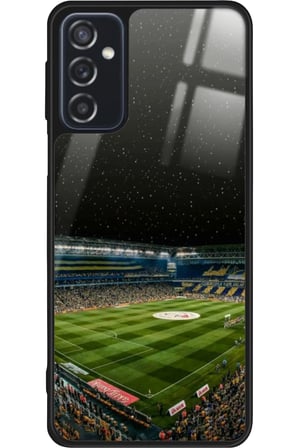 Samsung Galaxy M52 Uyumlu Stadyum Tasarımlı Parlak Silikon Kılıf