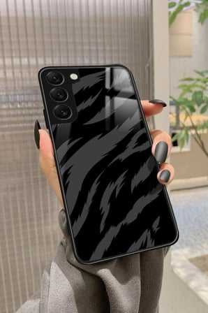 Samsung Galaxy S22 Uyumlu Zebra Tasarımlı Parlak Silikon Kılıf