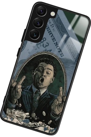 Samsung Galaxy S22 Uyumlu Money Tasarımlı Parlak Silikon Kılıf