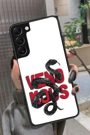 Samsung Galaxy S22 Uyumlu Veno Mous Tasarımlı Parlak Silikon Kılıf