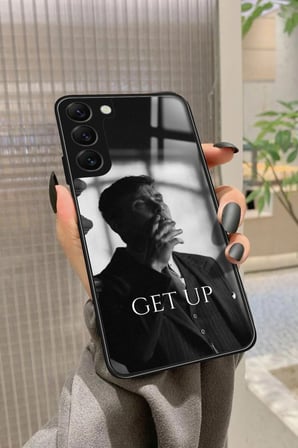 Samsung Galaxy S22 Uyumlu Thomas Shelby Tasarımlı Parlak Silikon Kılıf