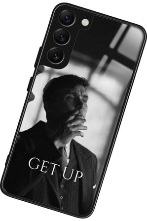 Samsung Galaxy S22 Uyumlu Thomas Shelby Tasarımlı Parlak Silikon Kılıf