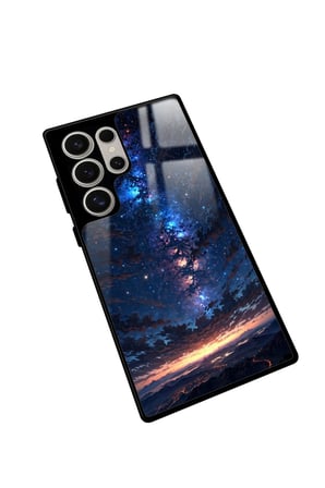 Samsung Galaxy S23 Ultra Uyumlu Soyut Sanat Tasarımlı Parlak Silikon Kılıf