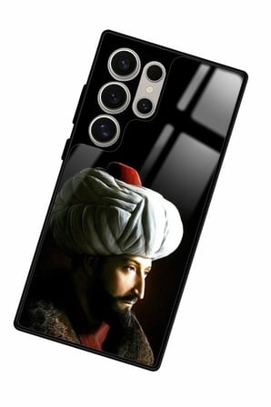 Samsung Galaxy S23 Ultra Uyumlu Padişah Tasarımlı Parlak Silikon Kılıf