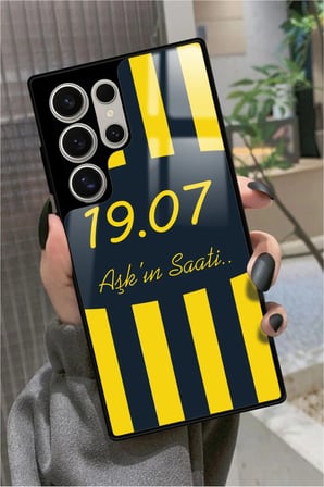 Samsung Galaxy S23 Ultra Uyumlu 1907 Yazılı Parlak Silikon Kılıf