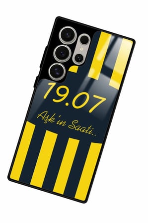 Samsung Galaxy S23 Ultra Uyumlu 1907 Yazılı Parlak Silikon Kılıf