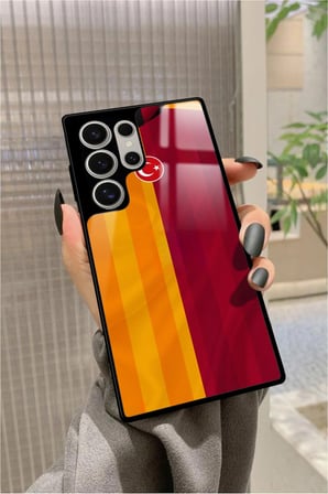 Samsung Galaxy S23 Ultra Uyumlu Futbol Takımı Tasarımlı Parlak Silikon Kılıf