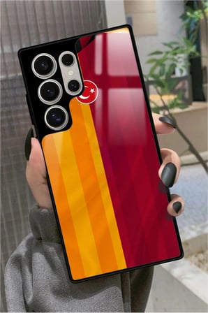 Samsung Galaxy S23 Ultra Uyumlu Futbol Takımı Tasarımlı Parlak Silikon Kılıf