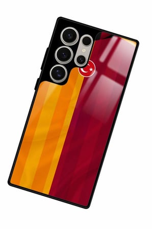 Samsung Galaxy S23 Ultra Uyumlu Futbol Takımı Tasarımlı Parlak Silikon Kılıf