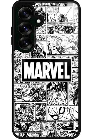 Samsung Galaxy S24 Fe Uyumlu Marvel Tasarımlı Parlak Silikon Kılıf
