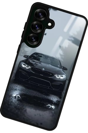 Samsung Galaxy S24 Fe Uyumlu Araba Tasarımlı Parlak Silikon Kılıf
