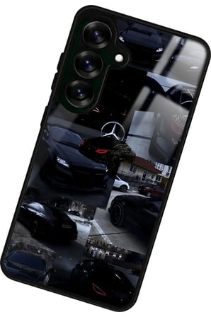 Samsung Galaxy S24 Fe Uyumlu Araba Tasarımlı Parlak Silikon Kılıf