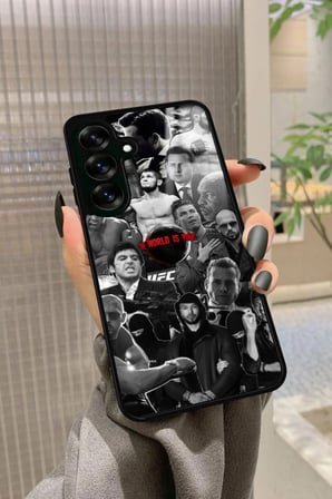 Samsung Galaxy S24 Fe Uyumlu Poster Tasarımlı Parlak Silikon Kılıf