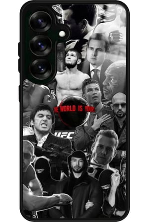 Samsung Galaxy S24 Fe Uyumlu Poster Tasarımlı Parlak Silikon Kılıf